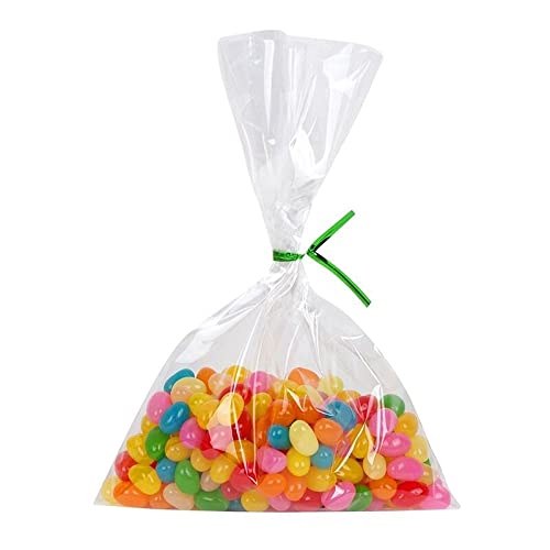 Sacchetti trasparenti con nastro ed etichette (100 pz) — 2