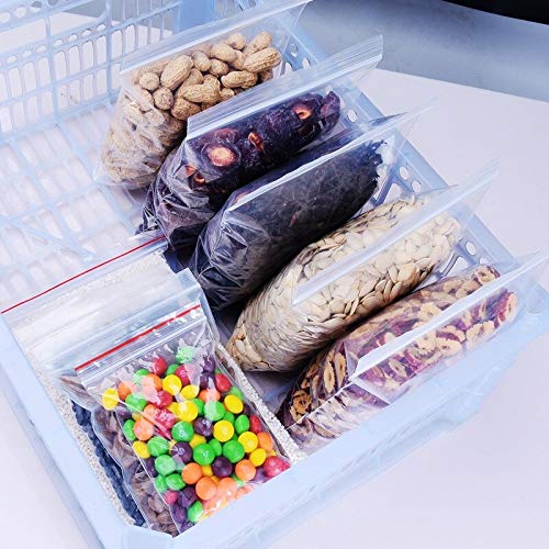 Sacchetti trasparenti zip con etichette, misure a scelta — 3