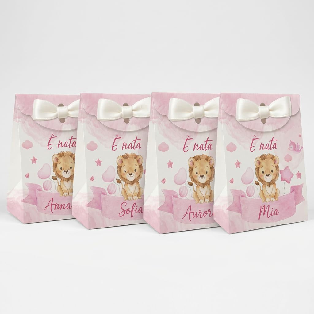 Sacchetto bomboniera nascita bimba con nome (40 pz) — 4