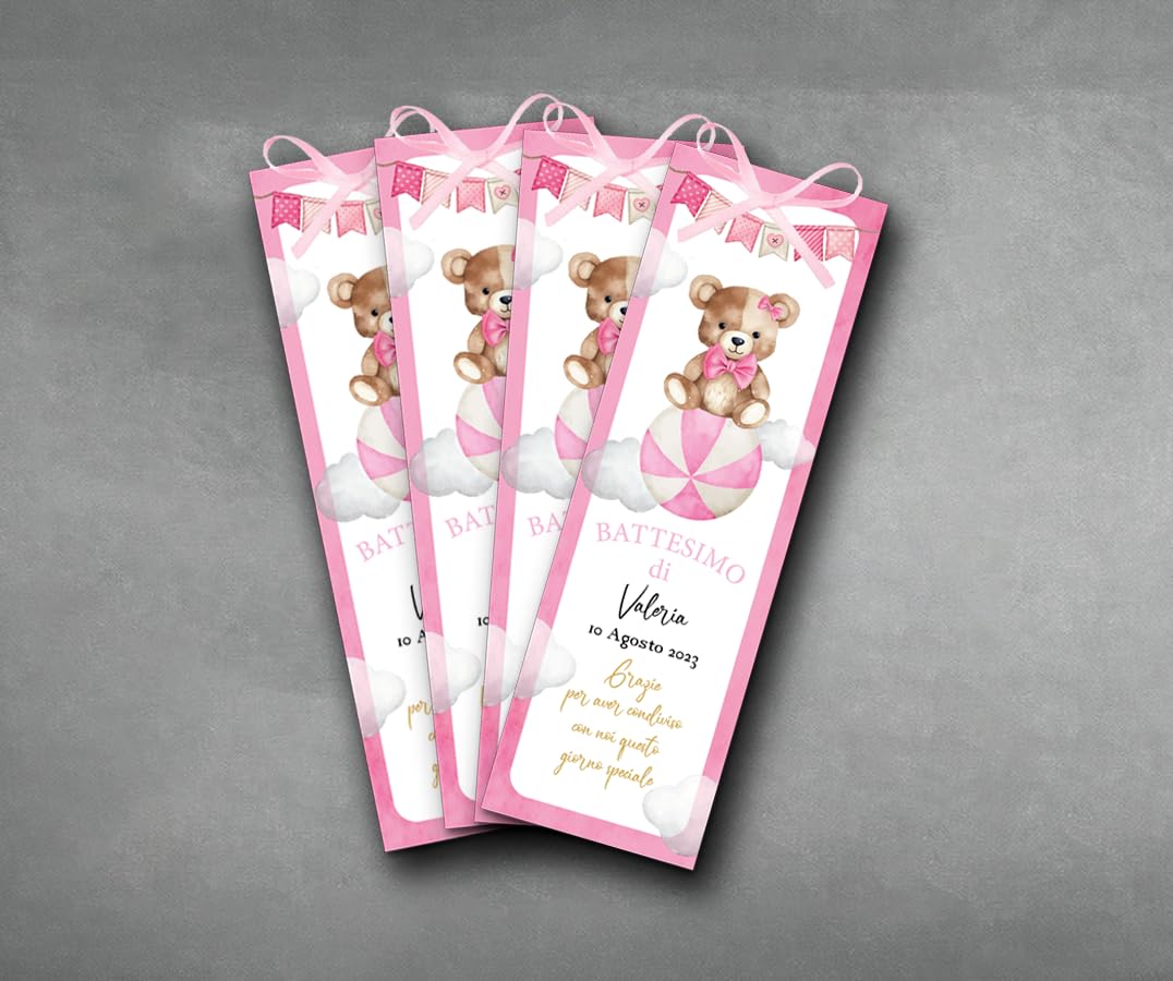 Segnalibri battesimo con nastrino 40x150 (30 pz) — 2