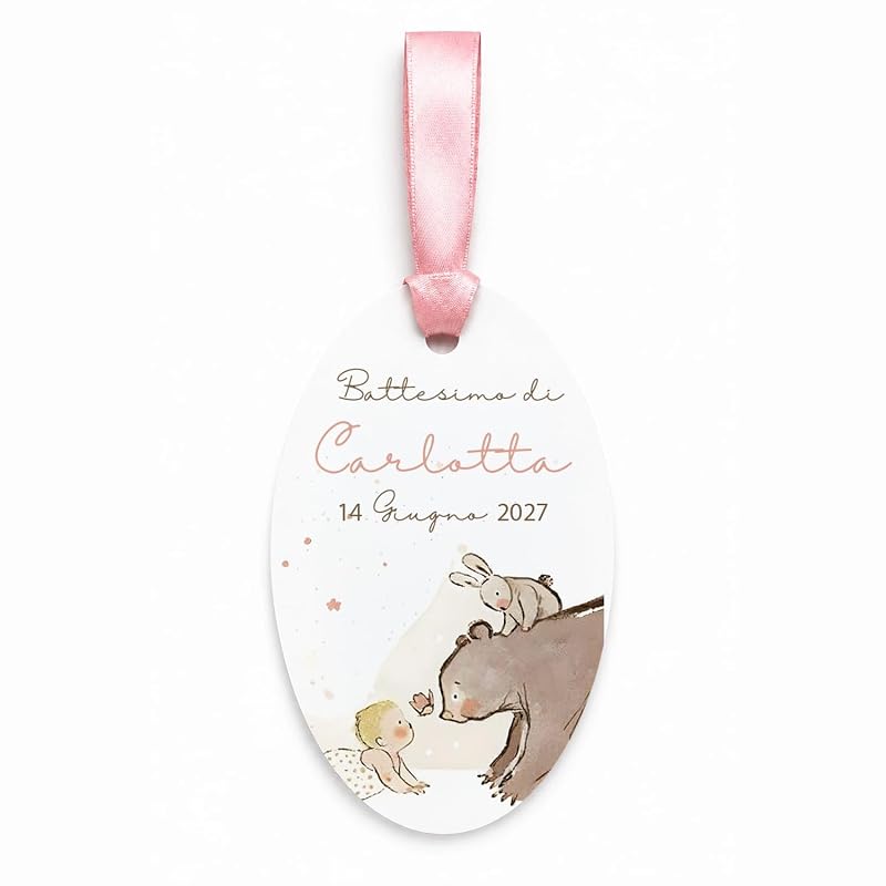Bimba con Orso e Coniglietto