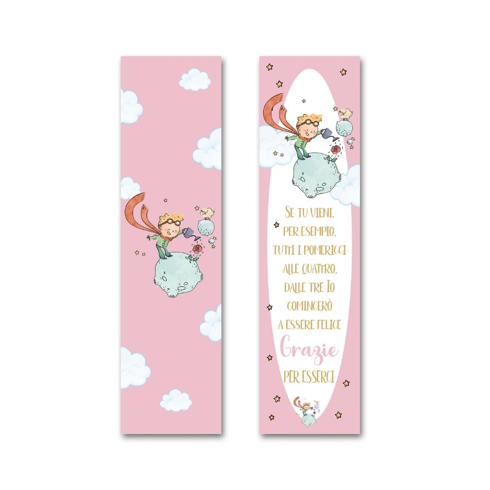 Segnaposto battesimo bimba Piccolo Principe (20 pz)