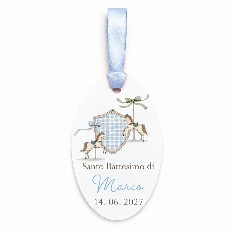 Cavallini Azzurro con Stemma