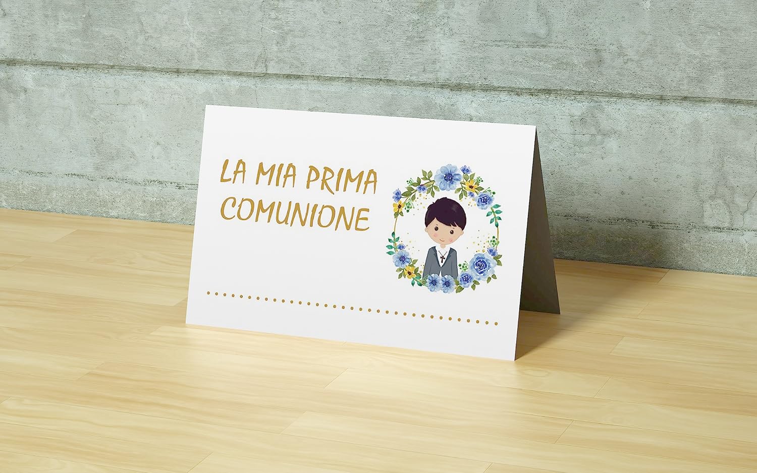 Segnatavolo prima comunione bimbo (20 pz)