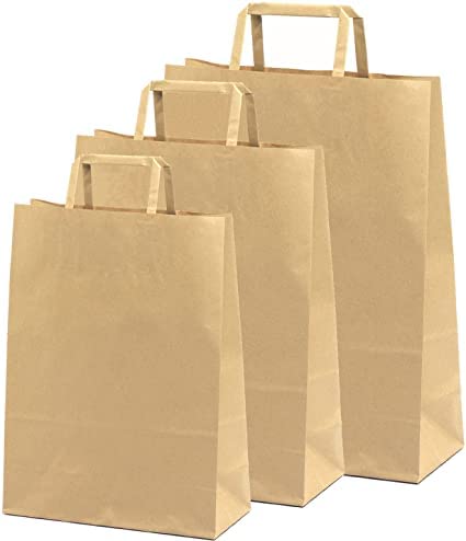 Shopper di carta kraft con manici (10 pz) — 3