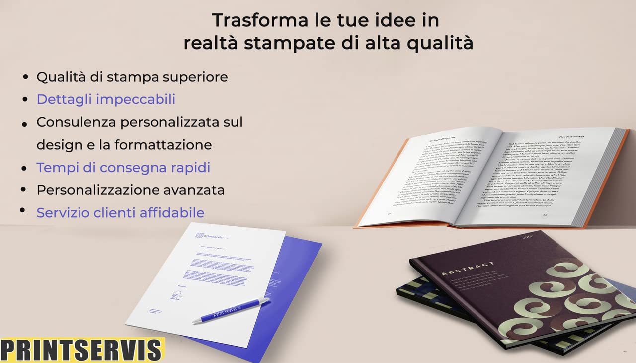 Stampa documenti, libri e cataloghi A3, A4 o A5 — 8