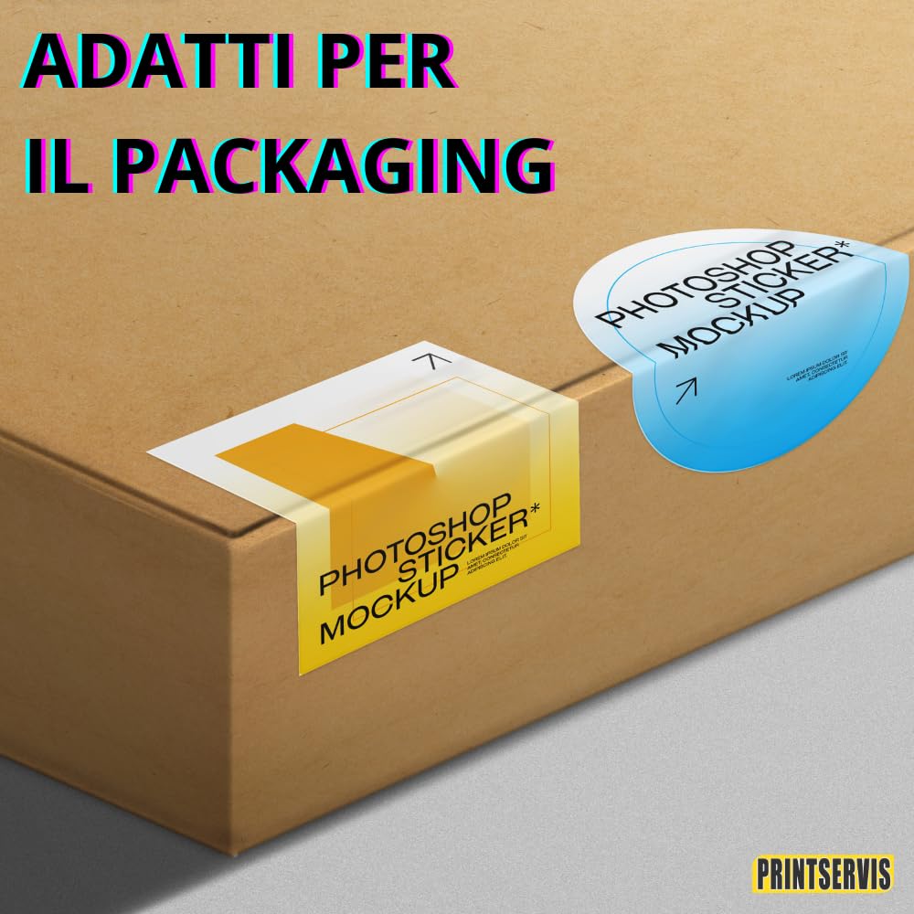 Sticker personalizzati rettangolari (200 pz) — 5