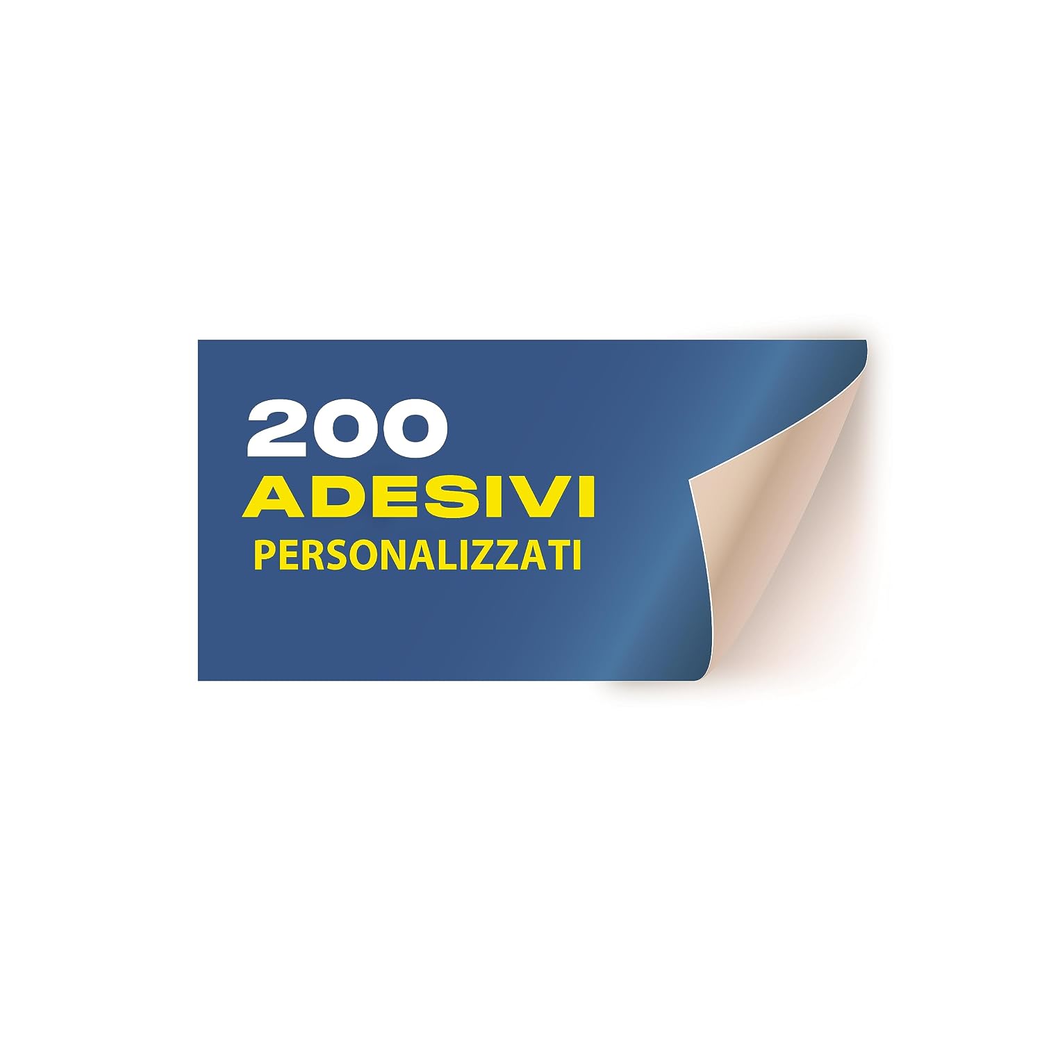 Sticker personalizzati rettangolari (200 pz) — 8