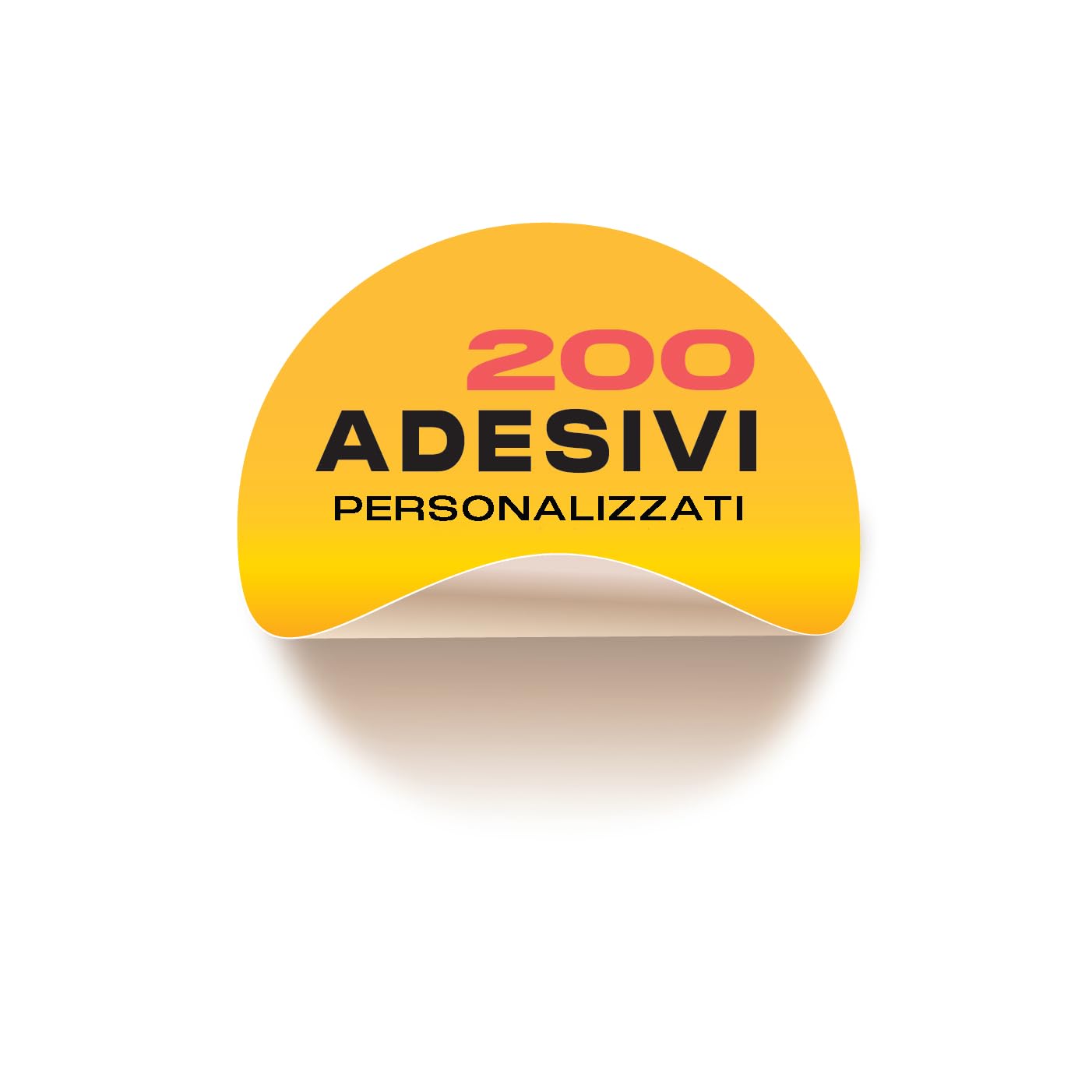 Sticker personalizzati rotondi (200 pz) — 8