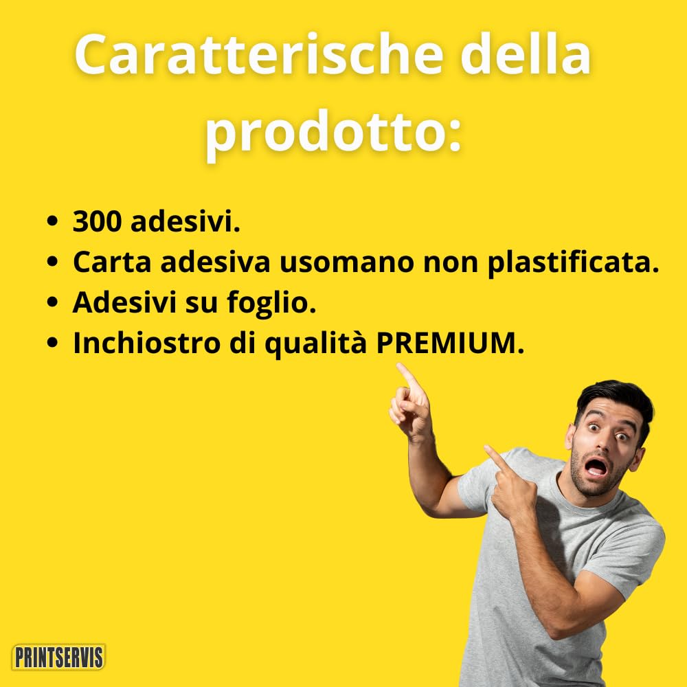 Sticker personalizzati rotondi (300 pz) — 7