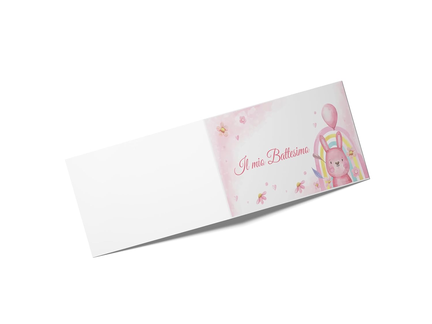 Tag bomboniera battesimo bianchi con foro (100 pz) — 6