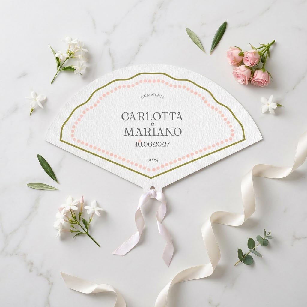 Tag bomboniera matrimonio con nastro in raso (60 pz) — 4