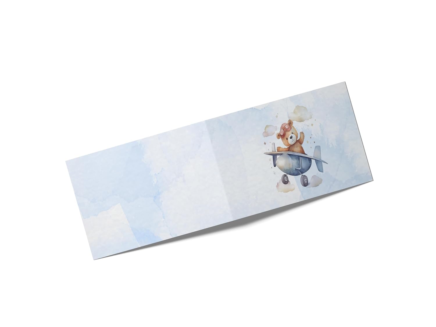 Tag bomboniera nascita bianchi con foro (100 pz) — 8