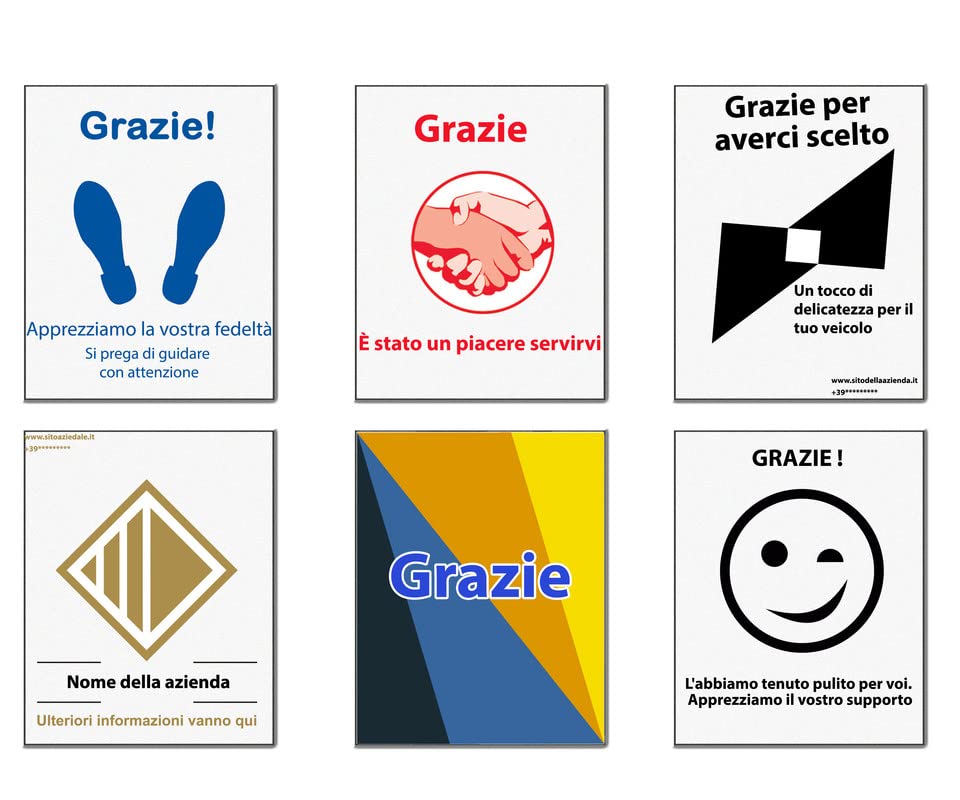 Tappetini auto in carta personalizzati — 5
