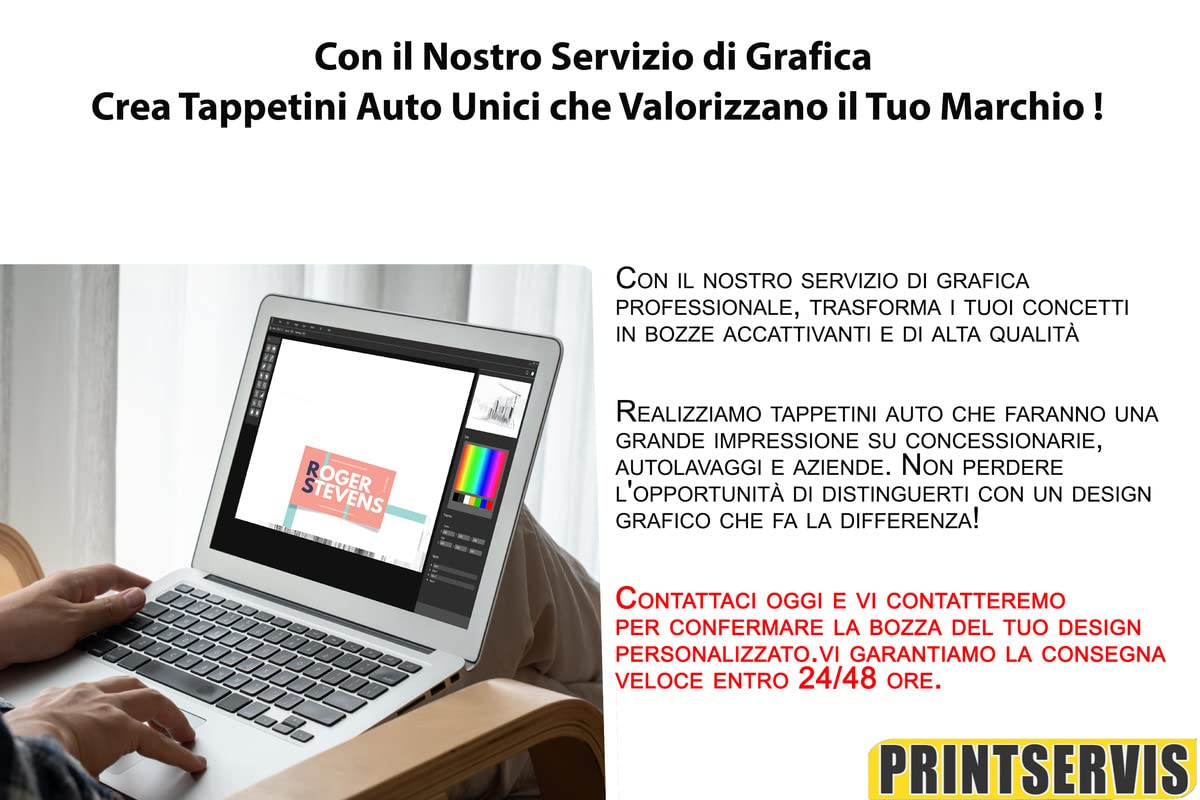 Tappetini auto in carta personalizzati — 7