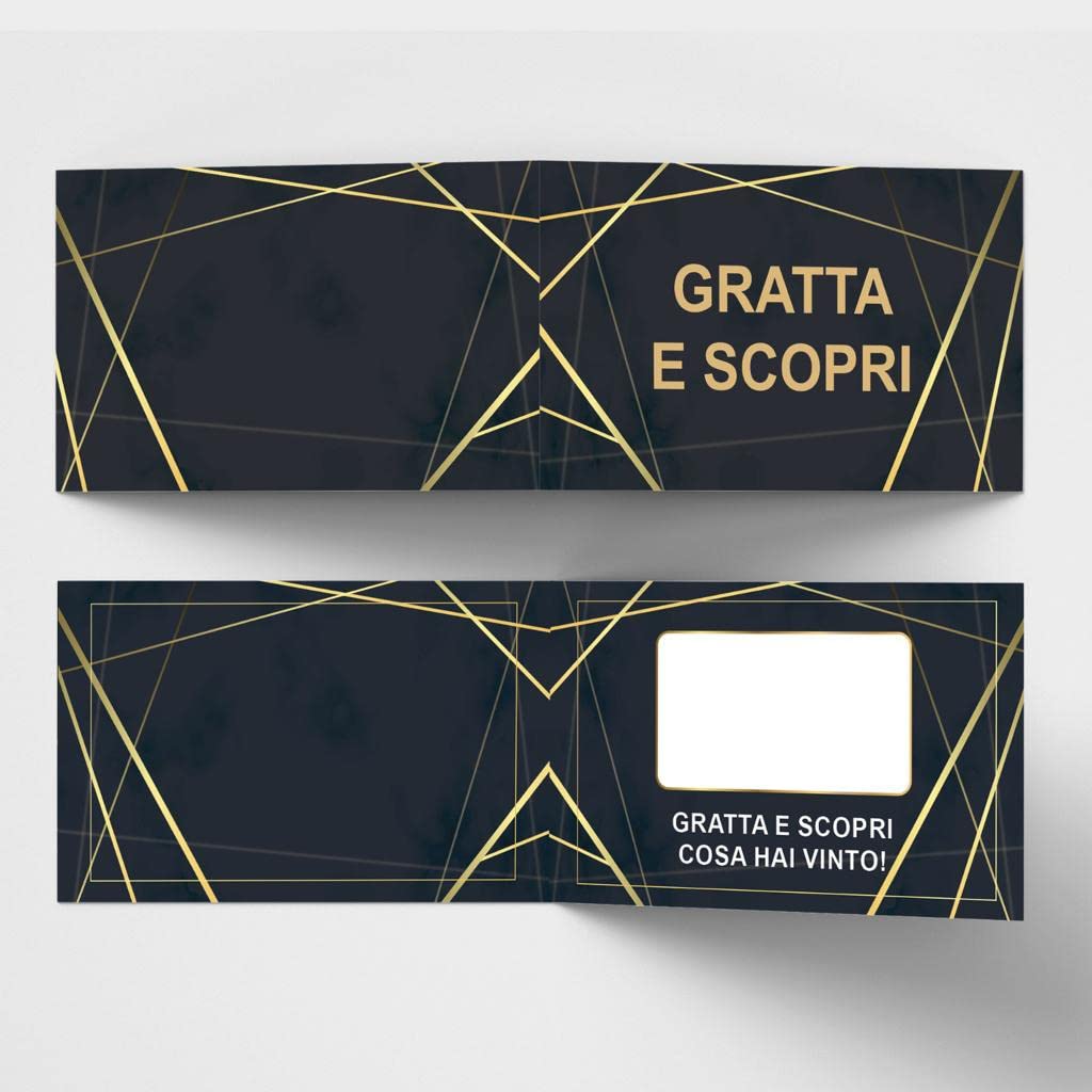 Tessere fedeltà gratta e vinci pieghevoli (50 pz) — 3