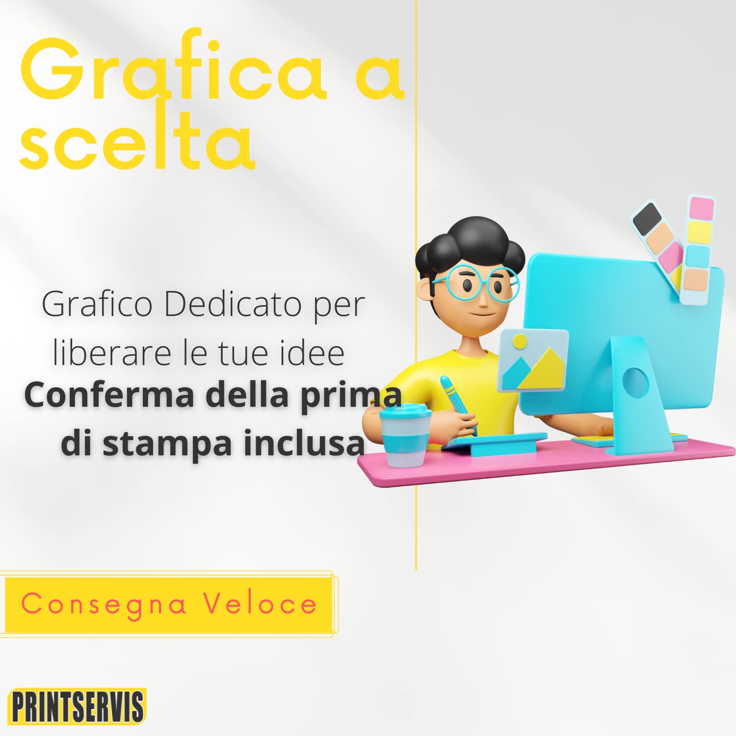 Tessere fedeltà 8x5 con grafica e colori personalizzati — 6