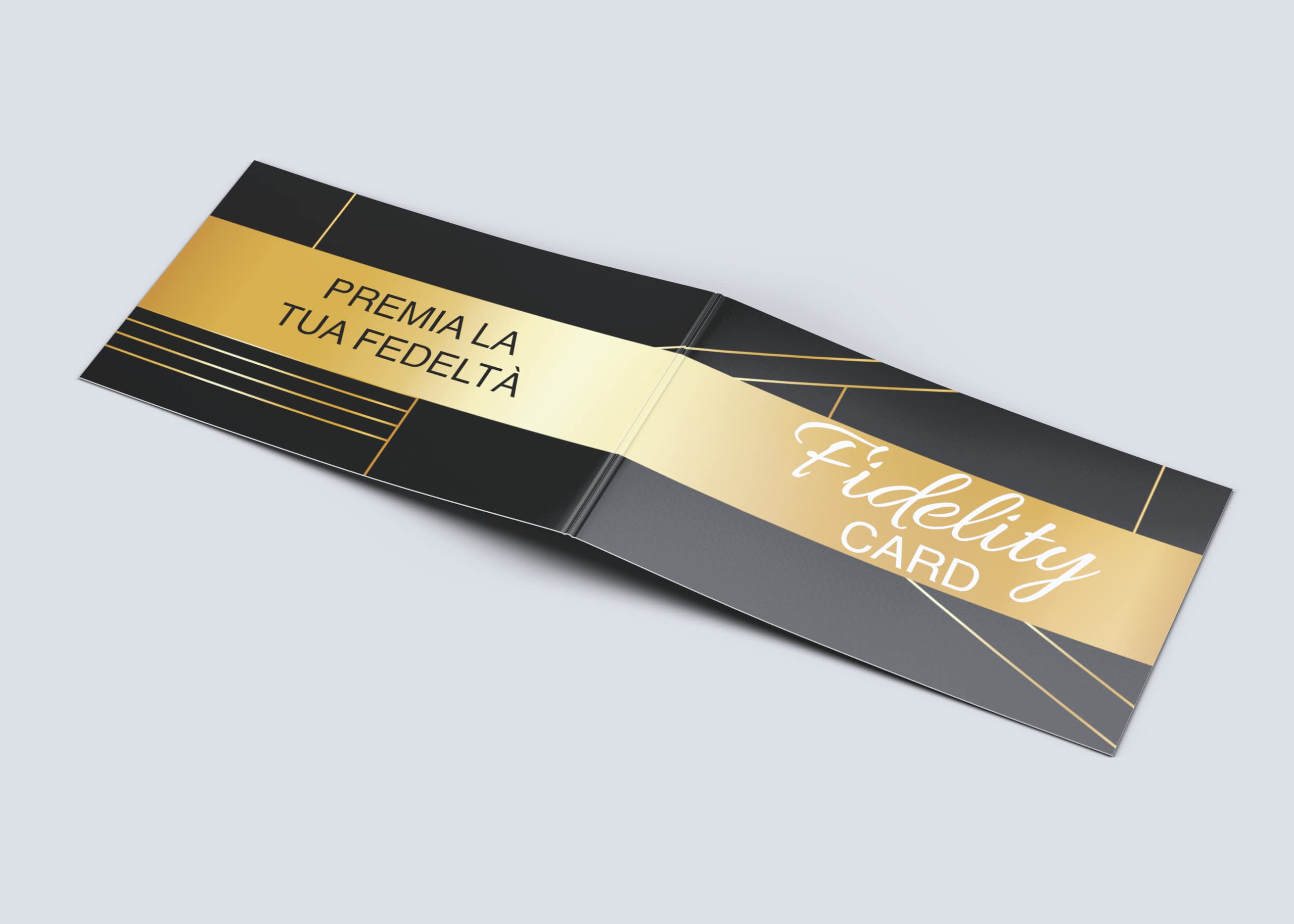 Tessere fedeltà pieghevoli multiuso (50 pz) — 4