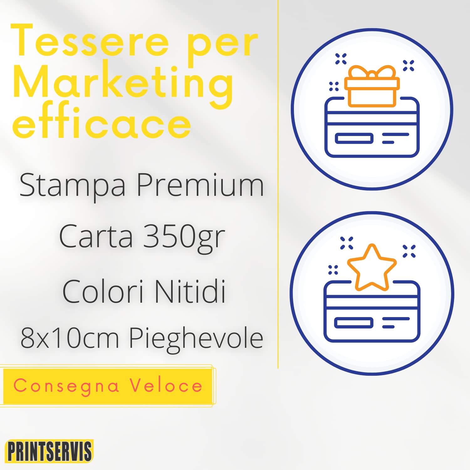 Tessere fedeltà pieghevoli multiuso (50 pz) — 7