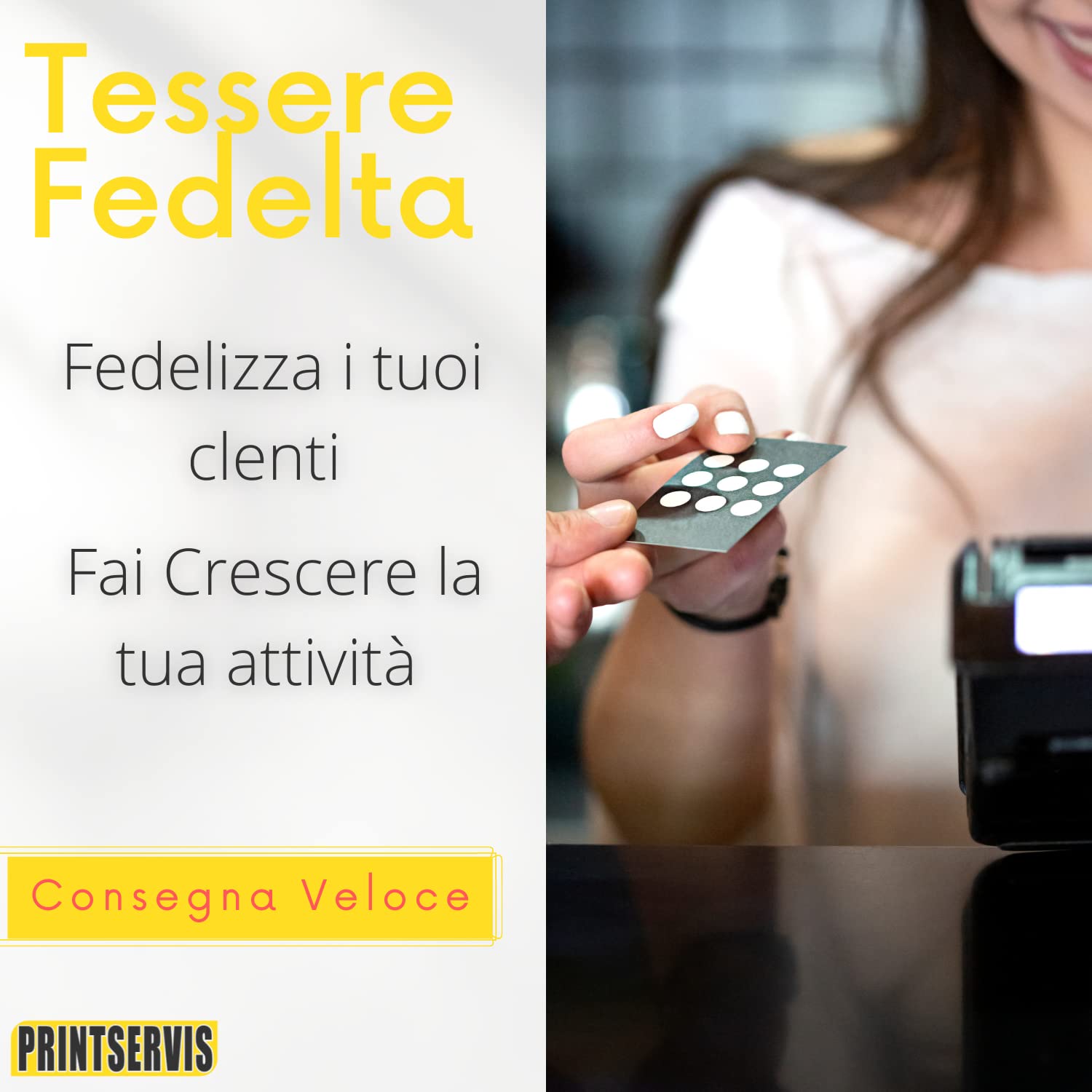 Tessere fedeltà pieghevoli con grafica personalizzata — 5