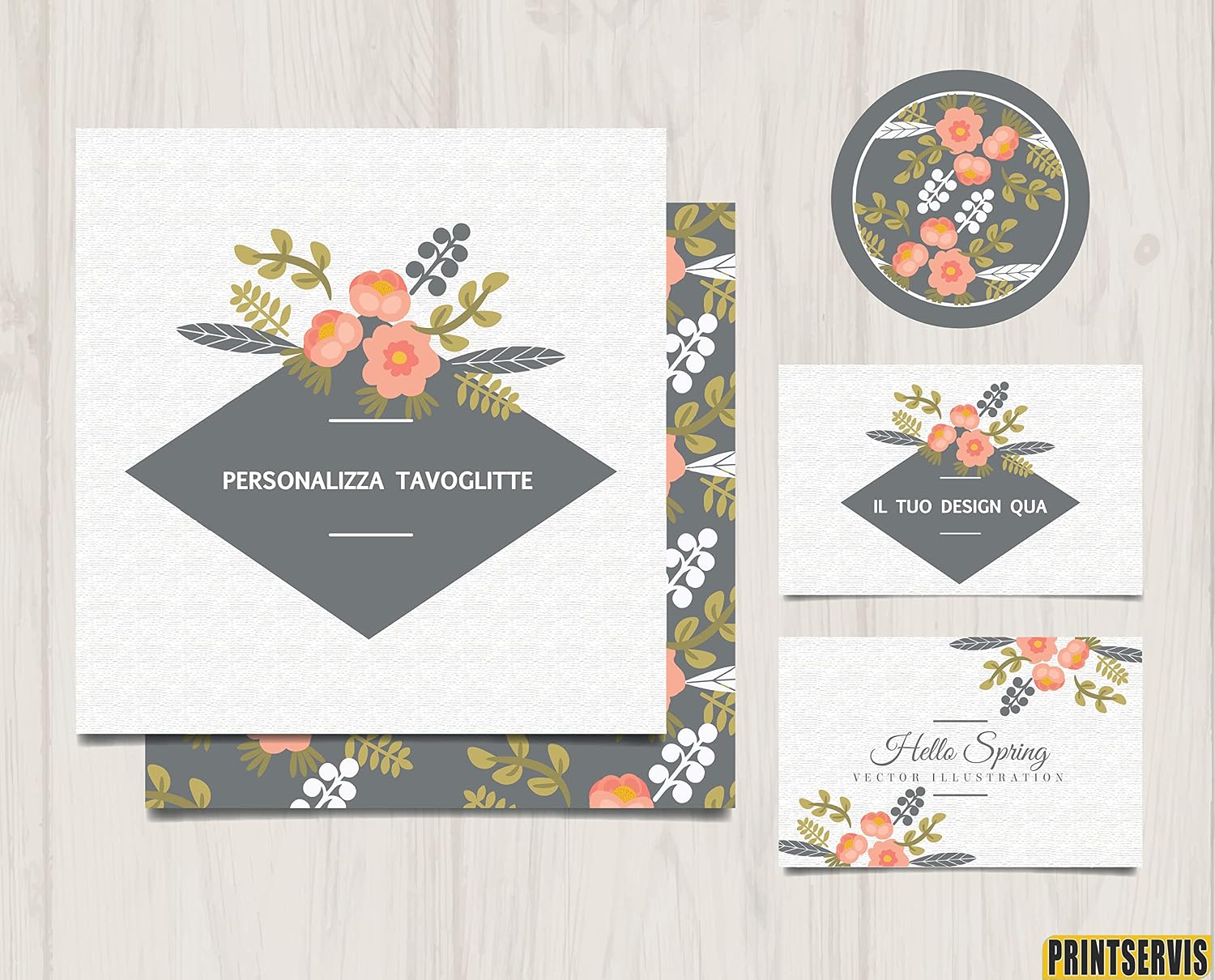 Tovagliette di carta personalizzate per ristoranti — 4