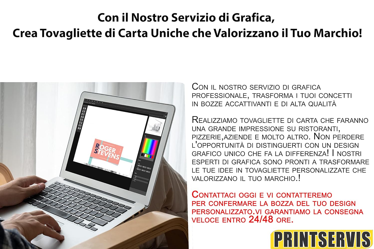 Tovagliette di carta personalizzate per ristoranti — 5