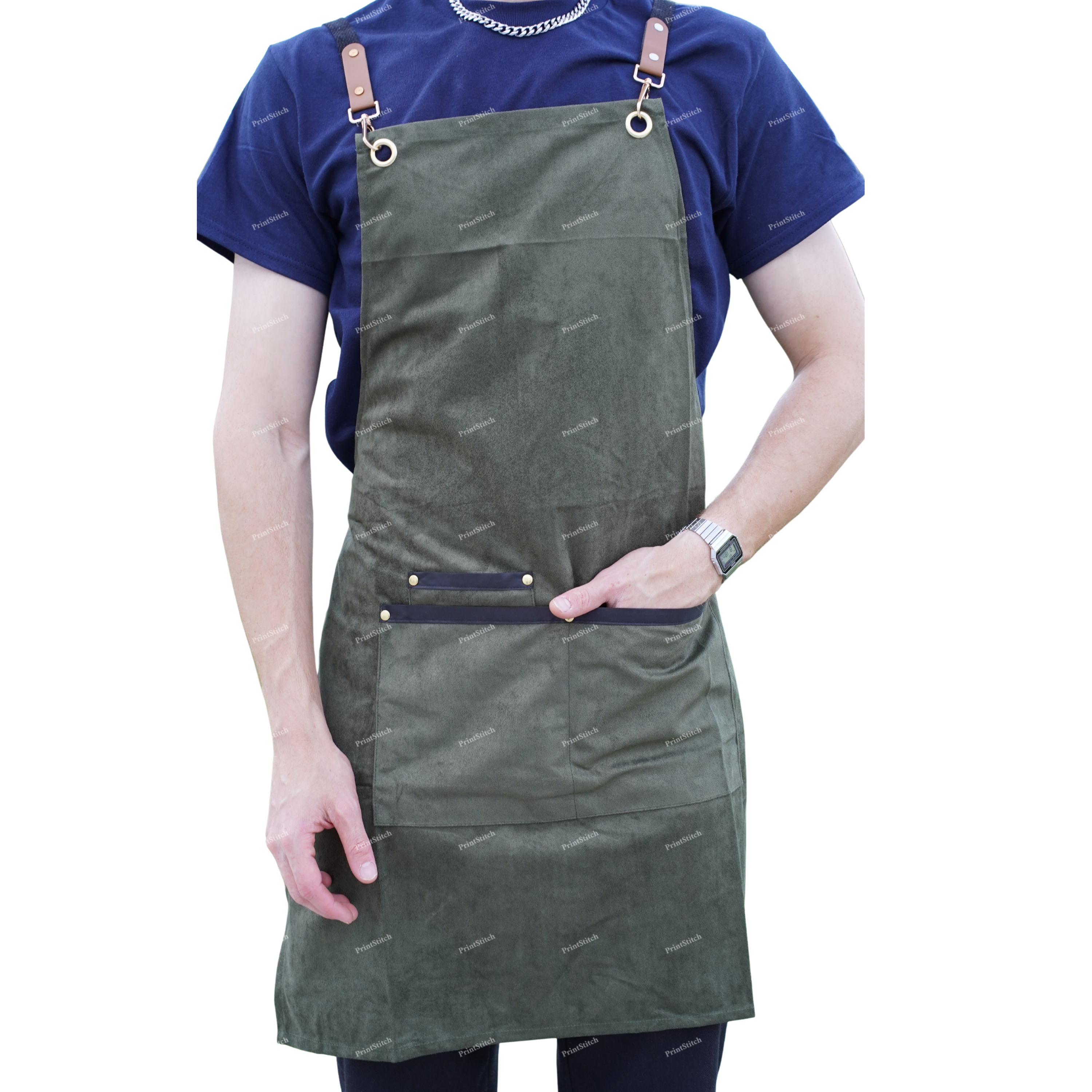 Suede Apron 10