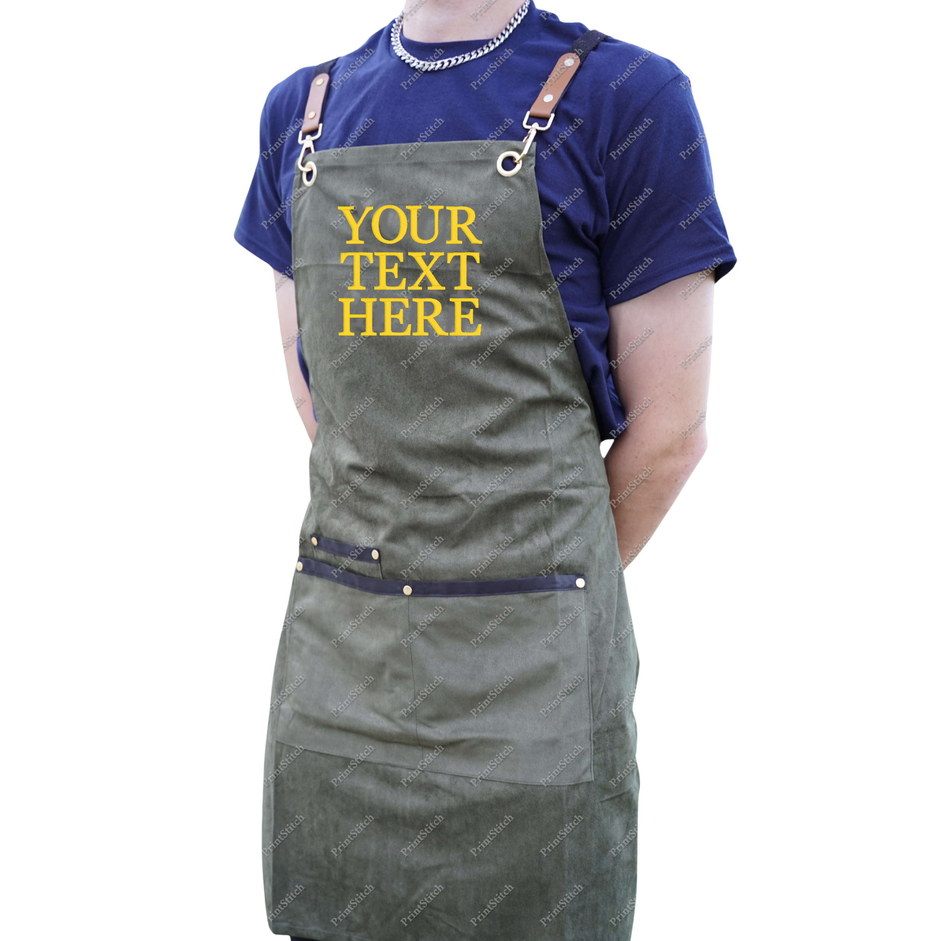 Suede Apron 7
