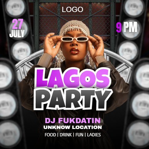 Lagos Party Flyer 