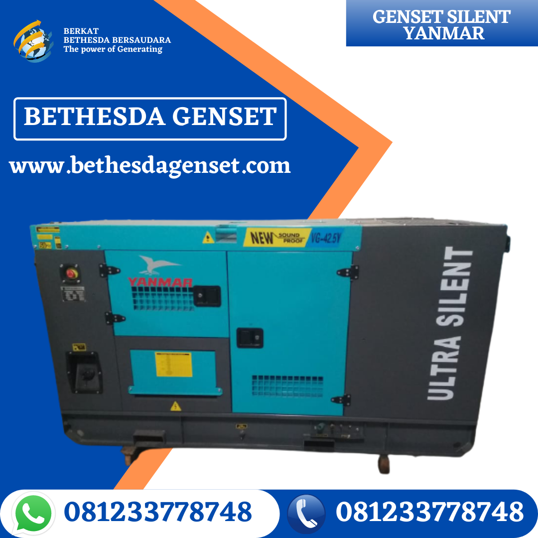 Genset yanmar 10 kva silent