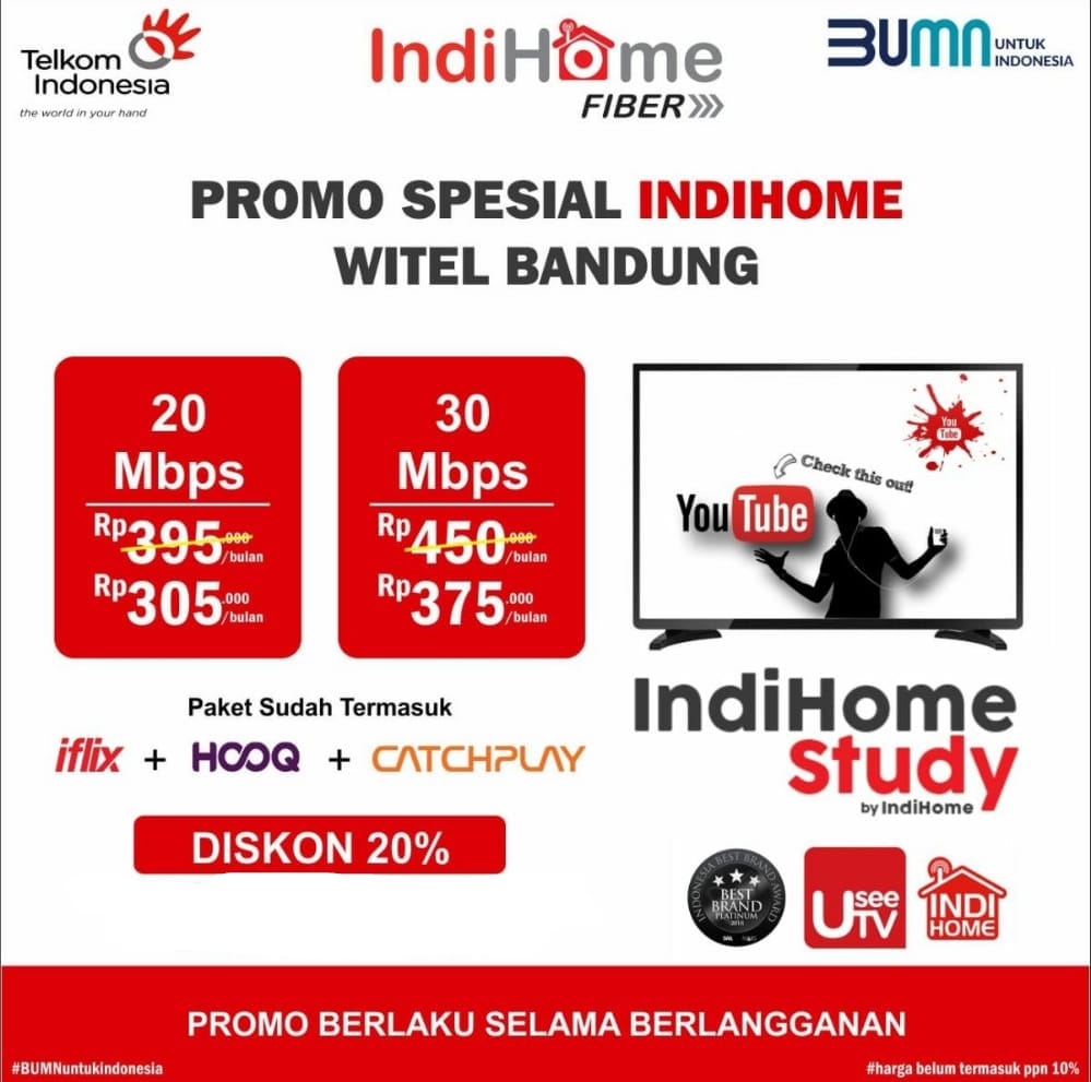 Jasa pemasaran internet indihome all area bandung