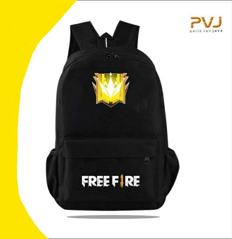 Tas Backpack original anak sekolah anime karakter Free fire