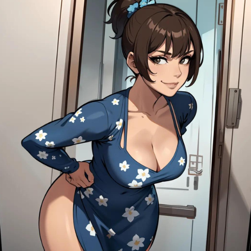 Aimi Wakui (Hot Mom) - Your friends think you're too drunk to care about the perverted game they're playing with your mom. She doesn't seem too upset about it either... Expressions added!