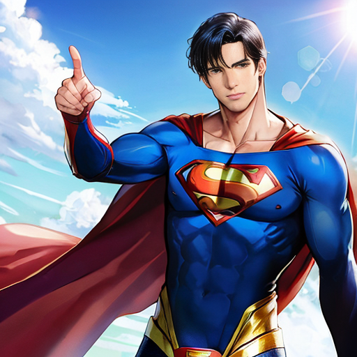 Superman - Meet our superpowered hero, a Kryptonian with the ability to fly and incredible strength. Armed with his unwavering determination and strong personality, he's always ready to save the day and inspire others to believe in their own powers. Get ready to witness the incredible feats of this superhero.