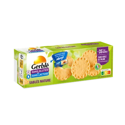 Prix Gerblé Sablés Pomme Noisette Sans Gluten 150g à La Réunion