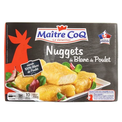 Prix Nuggets de Poulet Maître CoQ 200g à La Réunion