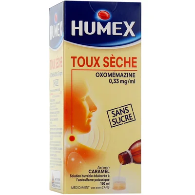 Prix Humex Sirop Toux Sèche 200ml à La Réunion
