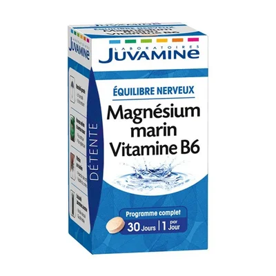 Prix Juvamine Magnésium Vitamine B6 30 comprimés à La Réunion