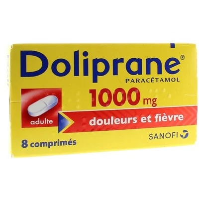 Prix Doliprane 1000mg 8 Comprimés à La Réunion