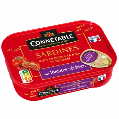 Prix Connétable Sardines aux Tomates Séchées 135g à La Réunion