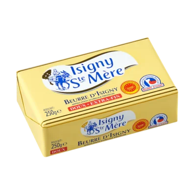 Prix Isigny Ste Mère Beurre Doux AOP 250g à La Réunion