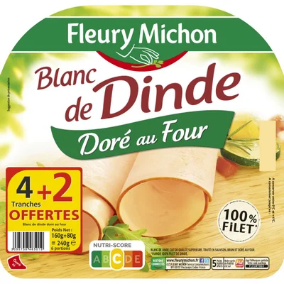 Prix Fleury Michon Blanc de Dinde 240g à La Réunion