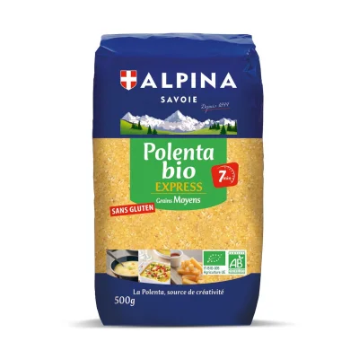 Prix Alpina Savoie Polenta Express 500g à La Réunion