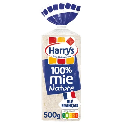 Prix Harrys Pain de Mie 100% Mie Nature 500g à La Réunion