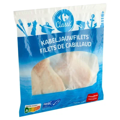 Prix Carrefour Classic' Filets de Cabillaud 400g à La Réunion
