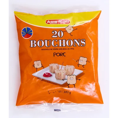 Prix Bouchons porc x20 Asia Food 380g à La Réunion