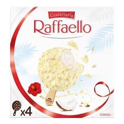 Prix Ferrero Raffaello Bâtonnets Glacés Noix de Coco et Amandes x4 188g à La Réunion