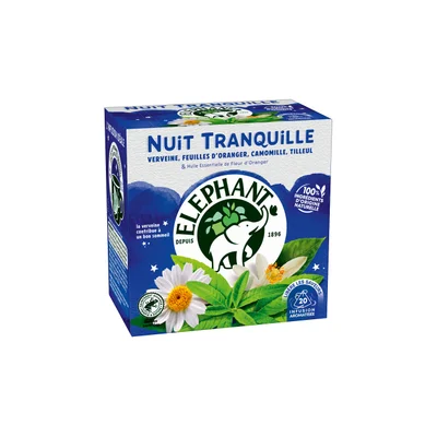 Prix Éléphant Infusion Nuit Calme x20 à La Réunion