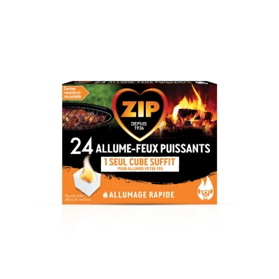 Prix ZIP Cubes Allume-feu x24 à La Réunion