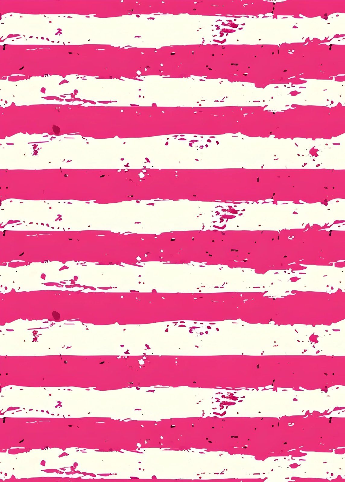 Hot Pink Abstract Striped Poster | Modern Gen Z Aesthetic Room Decor | Premium Gallery-Wrapped Poster — Poster
